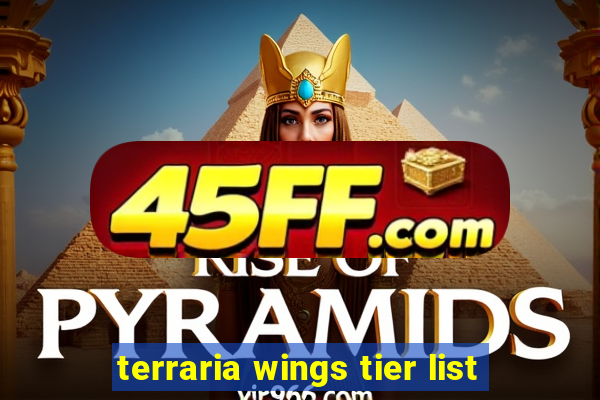terraria wings tier list